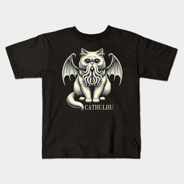 Legendary Cathulhu Apparel Rule the Night Kids T-Shirt by BoazBerendse insect